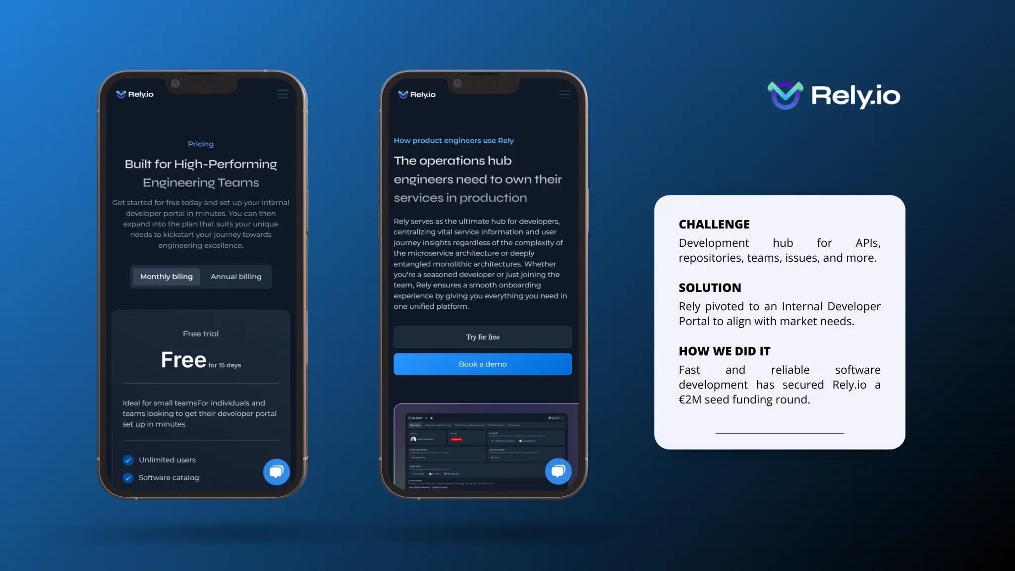 rely.io mobile